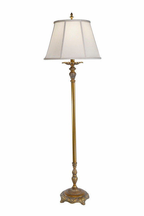 Stiffel Lamp in Artisan Brass Floor Lamp FL-N8617-AC8602-ABR