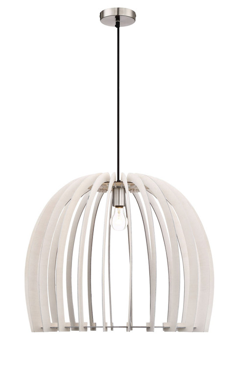 Arnsberg Wood Wood Pendant Light in White R30256027