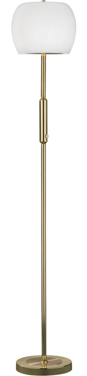 Arnsberg Pear LED floor Lamp with glass in Polished Brass 428991003