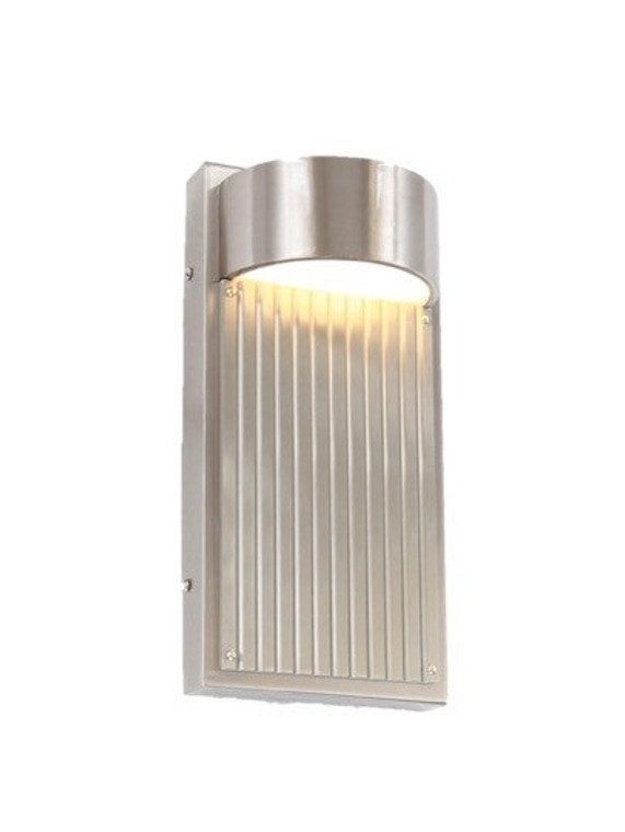 Arnsberg Las Cruces  LED Outdoor Wall Sconce in Satin Nickel / Silver 226260707