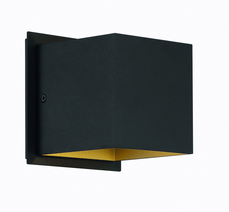 Arnsberg Louis Wall Sconce in Black / Gold 223310132