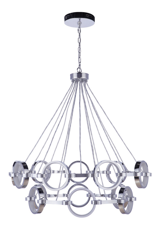 Craftmade Context 15 Light LED Chandelier in Chrome 59315-CH-LED