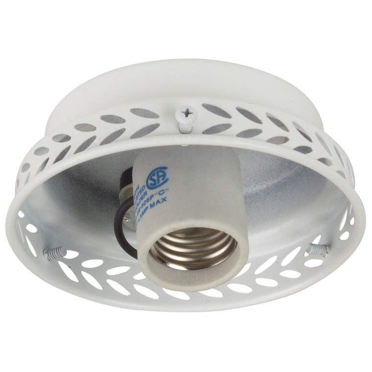 Craftmade Universal 1 Light Fitter in White F104-W-LED