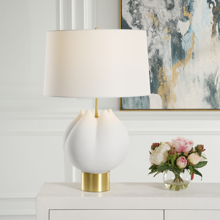 Uttermost In Bloom White Table Lamp 30257-1