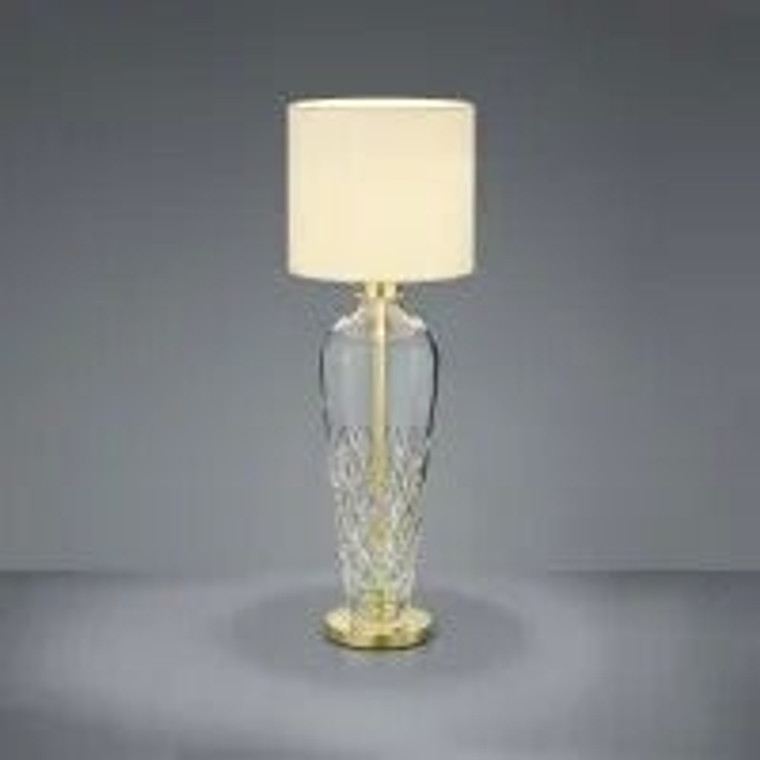 Arnsberg Crystal Table Lamp in Polished Brass Z5977.1.40