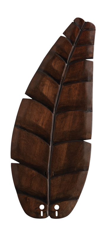 Fanimation 22 inch Oval Leaf Carved Wood Blade - WA in Walnut Indoor B5340WA