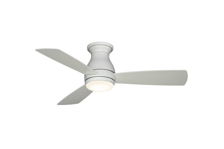 Fanimation Hugh - 44 inch - MWW with MW Blades and LED - 220V in Matte WhiteN/AFPS8332MWW-220
