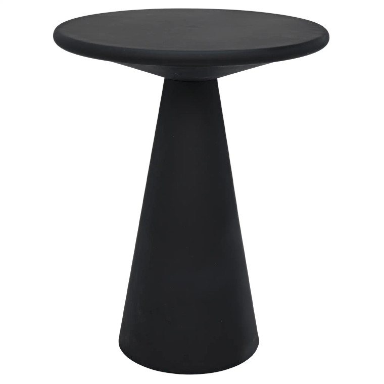 Noir Idiom Side Table in Matte Black GTAB868MTB