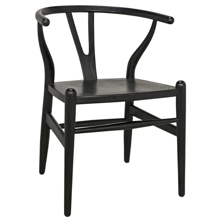 Noir Zola Chair in Charcoal Black AE-13CHB