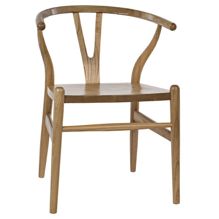 Noir Zola Chair in Clear Coat Semi-Gloss AE-13N