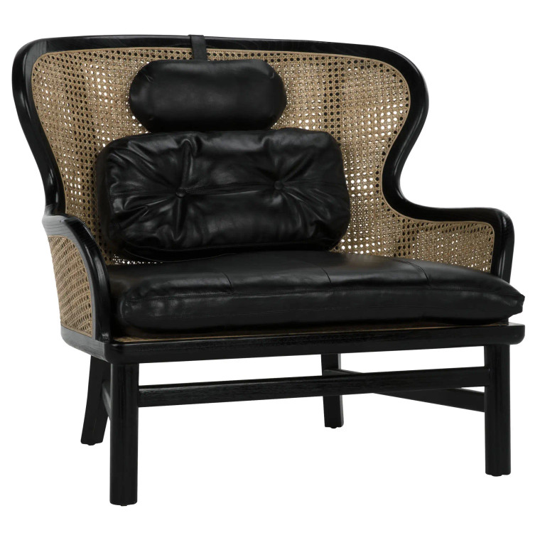 Noir Marabu Chair in Charcoal Black AE-203CHB