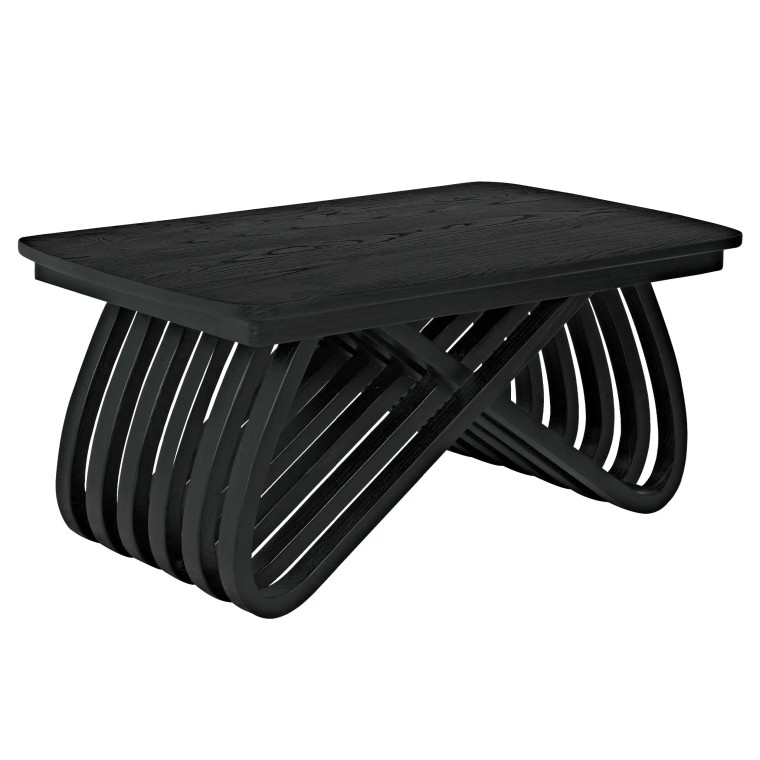 Noir Infinity Coffee Table in Charcoal Black AE-251CHB