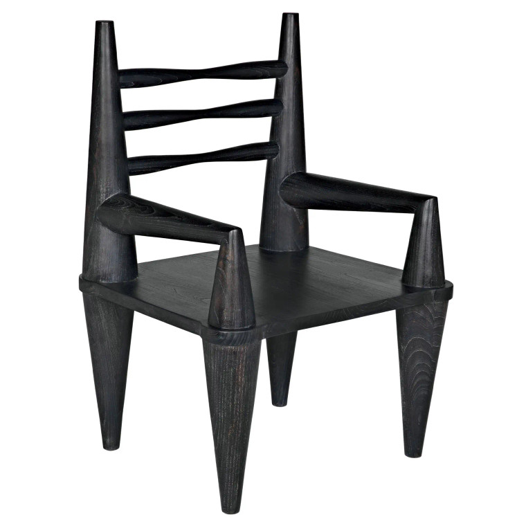 Noir Cone Chair in Cinder Black AE-259CB
