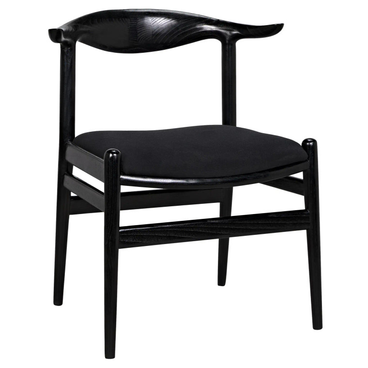 Noir Boone Chair in Charcoal Black AE-267CHB