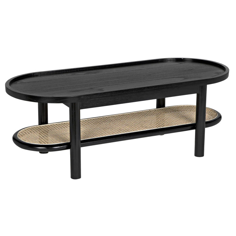 Noir Amore Coffee Table in Charcoal Black AE-287CHB
