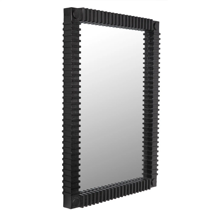 Noir Rift Mirror in Charcoal Black AE-324CHB