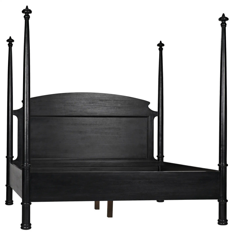 Noir New Douglas Bed in Hand Rubbed Black GBED116EKHB-NEW