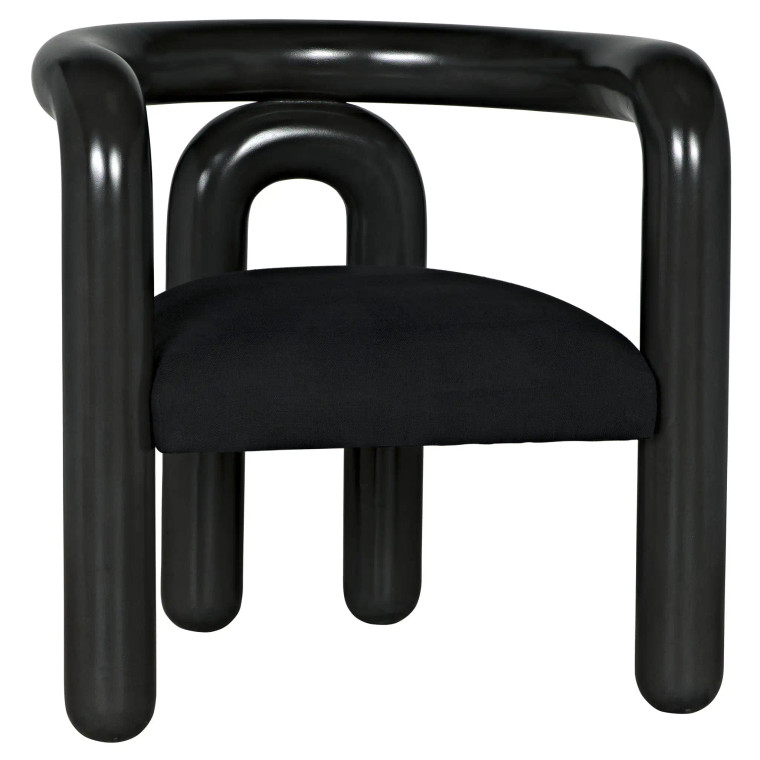Noir Hockney Chair in Pale GCHA307P
