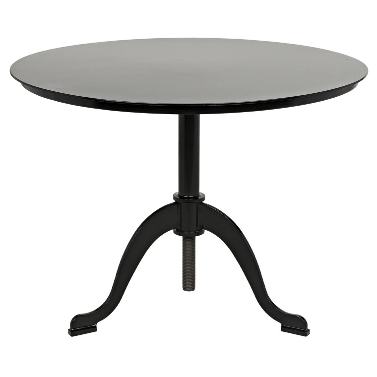 Noir Kaldera Side Table in Matte Black GTAB318MTB