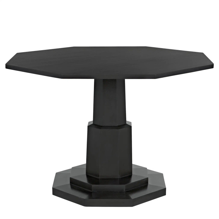 Noir Octagon Table in Pale GTAB474P