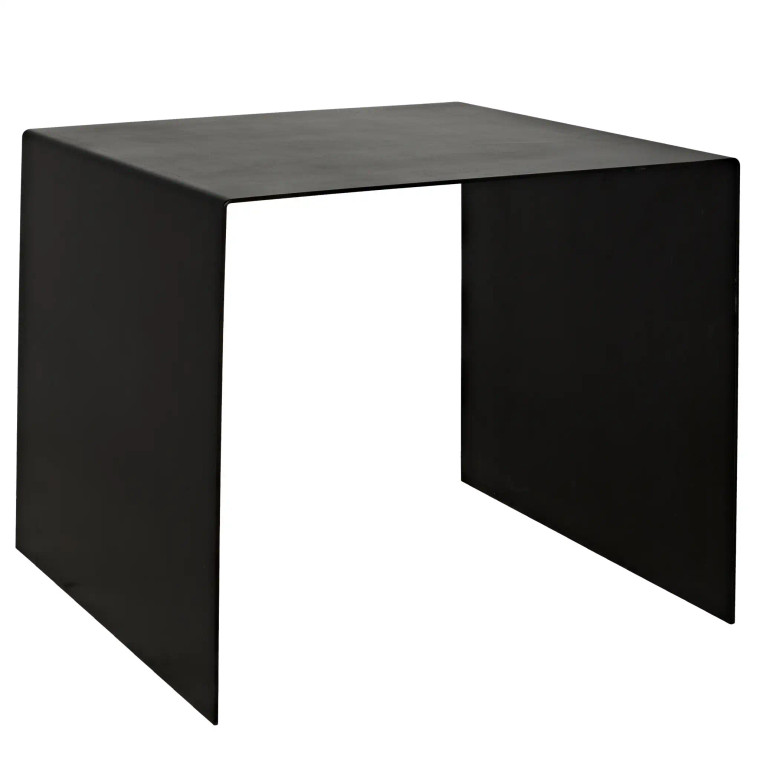 Noir Yves Side Table in Matte Black GTAB815MTB-L