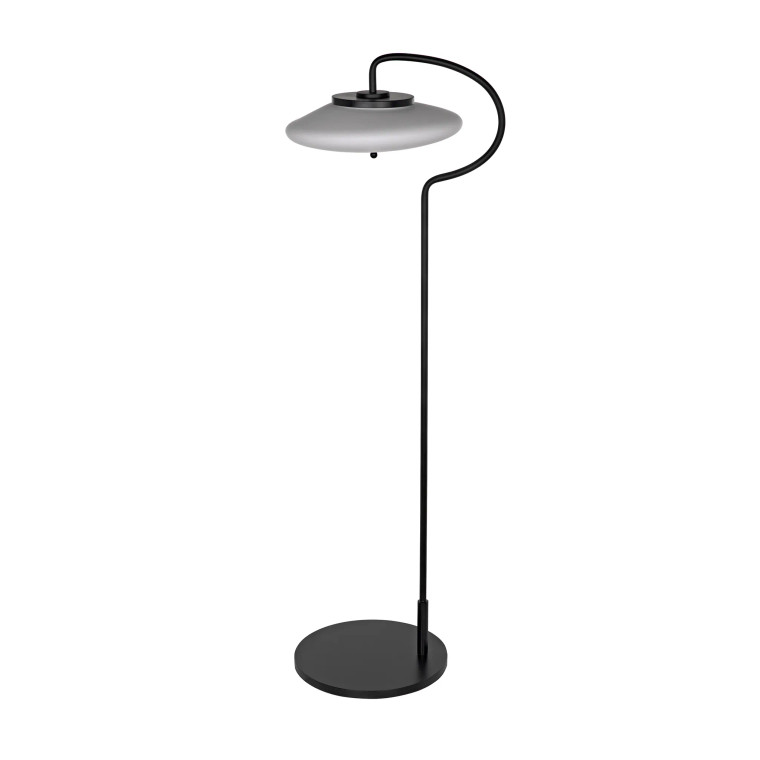 Noir Lolibri Floor Lamp in Matte Black PZ018MTB