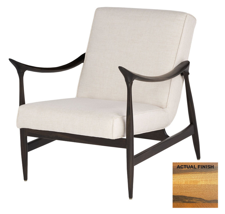 Cyan Design Oscar Arm Chair Light Brown and Cream 11817