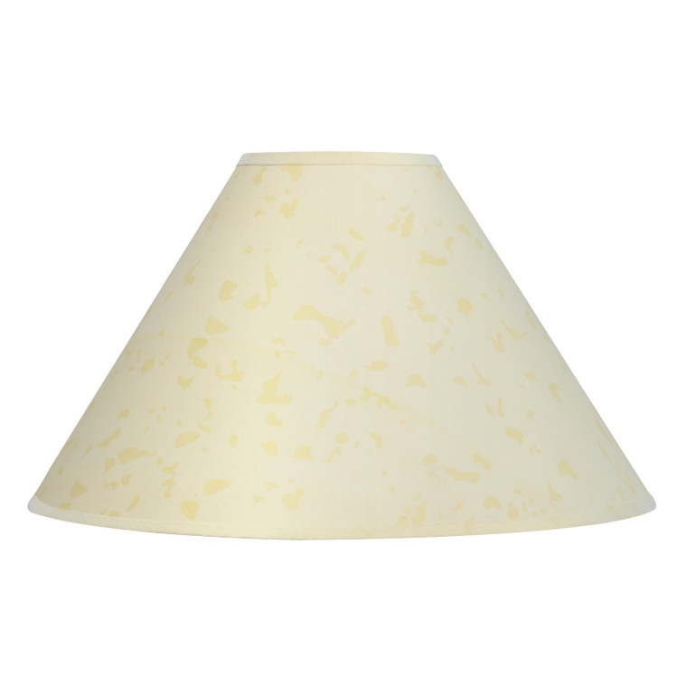 CAL Lighting Round Paper Shade (Egg Shell) Egg shell (yellow tone with darker spots) SH-1024-OW