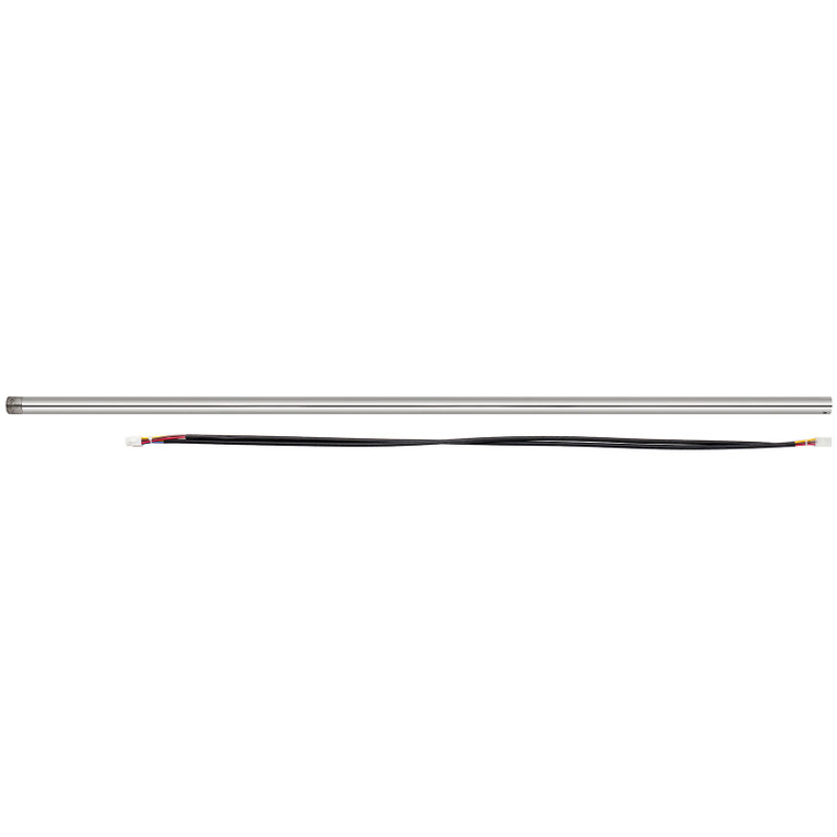 CAL Lighting 48" extension Rod for CF-1001 Brushed Steel CF-1001-ROD-48