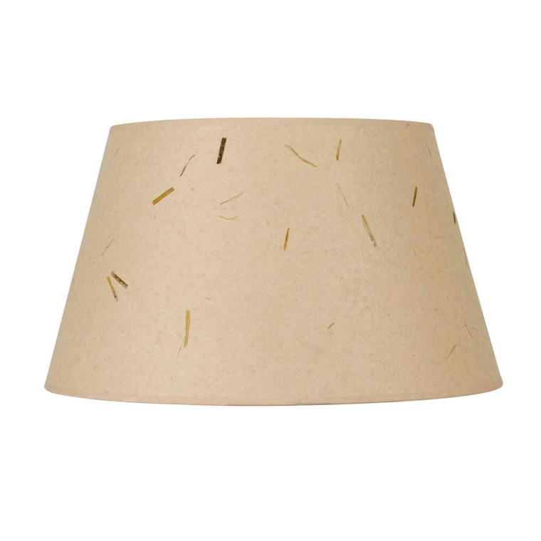 CAL Lighting Round Hardback Rice Paper Shade Kraft SH-8115-14E