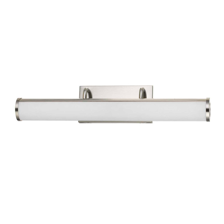 CAL Lighting integrated LED 26W, 1950 Lumen, 80 CRI Dimmable Vanity Light With Acrylic Diffuser Brushed Steel LA-8604-M