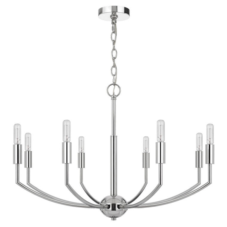 CAL Lighting Maxton metal chandelier Chrome FX-3807-8