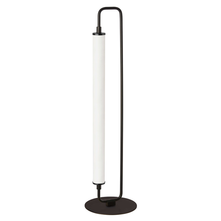 Dainolite 1 Light LED Freya Table Lamp Matte Black w/ White Acrylic FYA-2620LEDT-MB