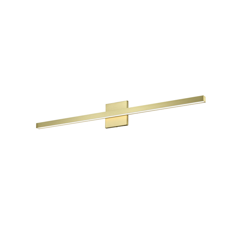 Dainolite 24W Vanity, Aged Brass with Frosted Acrylic Diffuser ARL-3724LEDW-AGB