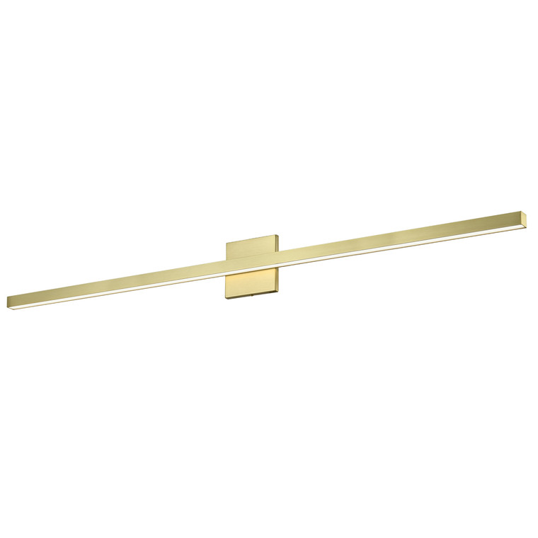 Dainolite 36W Vanity, Aged Brass with Frosted Acrylic Diffuser ARL-4936LEDW-AGB