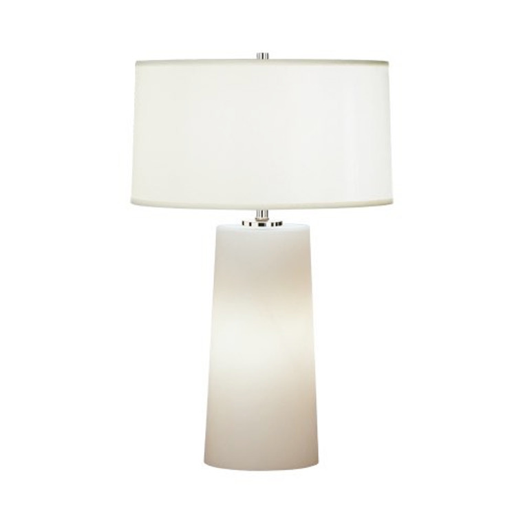 Robert Abbey Rico Espinet Olinda Accent Lamp in Frosted White Cased Glass Base with Night Light 1580W