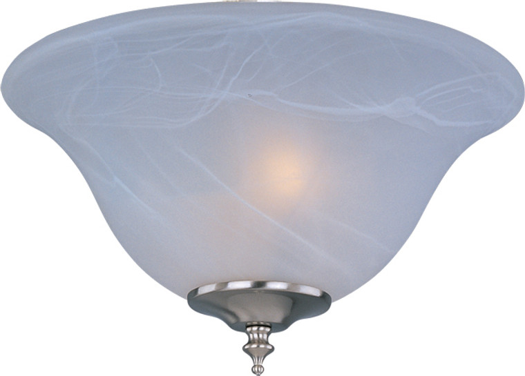 Maxim 2-Light Ceiling Fan Light Kit in Satin Nickel FKT205SN