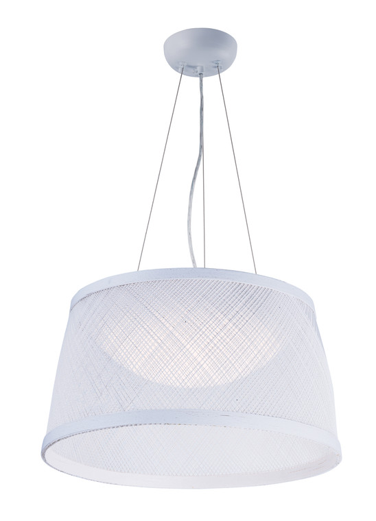 Maxim Bahama 1-Light LED Pendant in White 54372WT