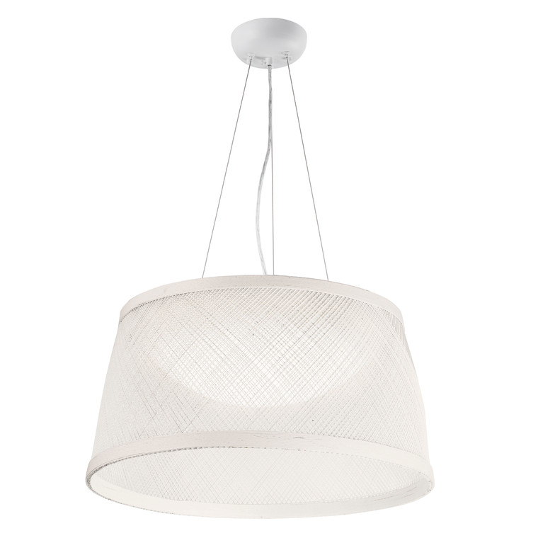 Maxim Bahama 1-Light LED Pendant in White 54376WT