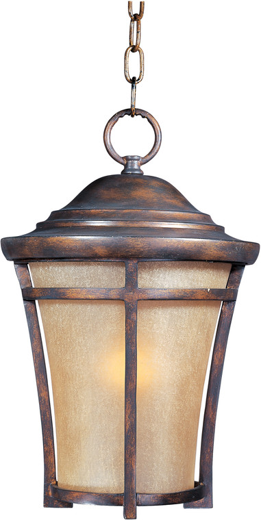 Maxim Balboa VX 1-Light Outdoor Hanging Lantern in Copper Oxide 40167GFCO