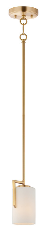 Maxim Dart 1-Light Pendant in Satin Brass 91280SWSBR