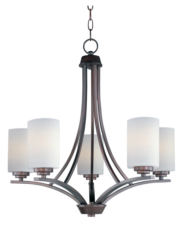 Maxim Deven 5-Light Chandelier in Oil Rubbed Bronze 20035SWOI