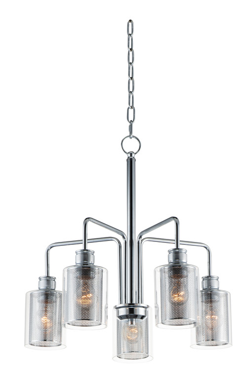 Maxim Filigree 5-Light Chandelier in Polished Chrome 11536CLPC