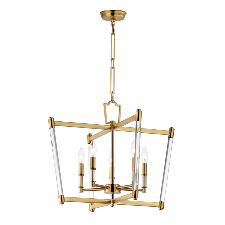 Maxim Lucent 5-Light Chandelier in Heritage 16103CLHR