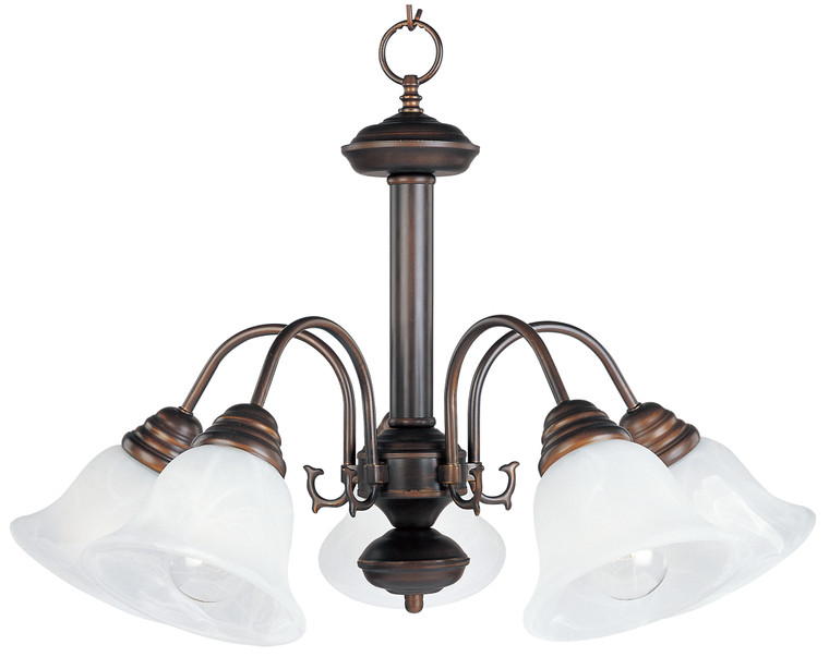 Maxim Malaga 5-Light Chandelier in Oil Rubbed Bronze 2698MROI