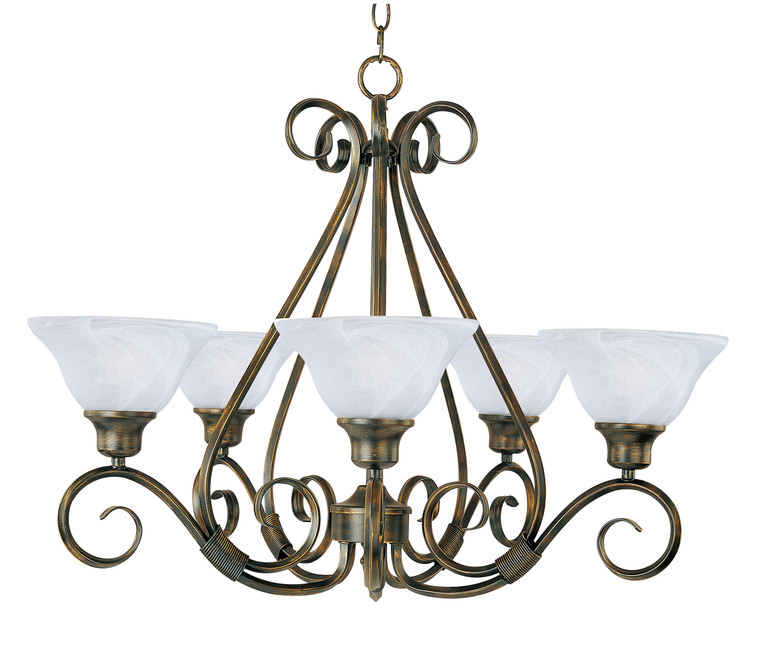 Maxim Pacific 5-Light Chandelier in Kentucky Bronze 2655MRKB