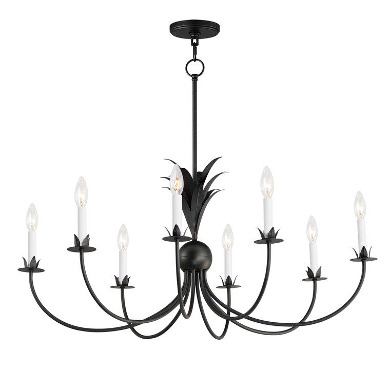 Maxim Paloma 8-Light Chandelier in Anthracite 2888AR