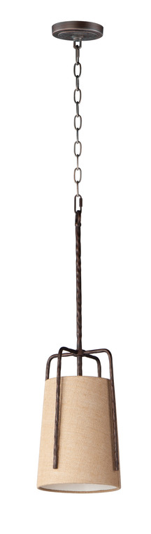 Maxim Pitchfork 1-Light Small Pendant in Oil Rubbed Bronze 10198BROI