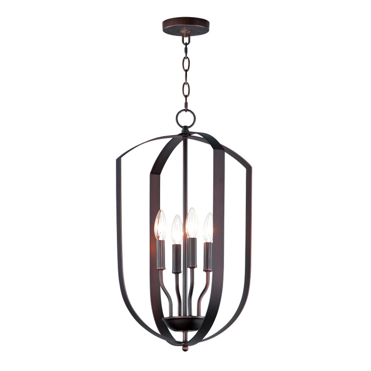 Maxim Provident 4-Light Chandelier in Oil Rubbed Bronze 10034OI