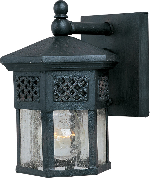 Maxim Scottsdale 1-Light Outdoor Wall Lantern in Country Forge 30122CDCF